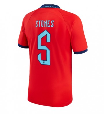 England John Stones #5 Replika Udebanetrøje VM 2022 Kortærmet